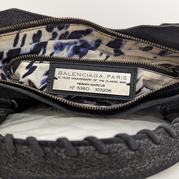 Limited Edition – Shimmery Black Balenciaga/Neiman Marcus 10th Anniversary bag - Picture 10 of 16